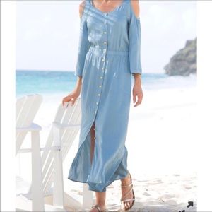 Soft Surroundings Brigette Maxi Dress with Pockets